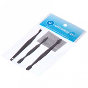 РЦ 880-025 Шаберы для удаления кутикулы в пакете 3шт Ультрамарин, металлические (7,7/8,5/9см)