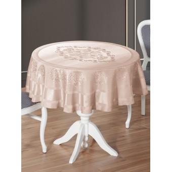 Скатерть      160Q   из жаккарда       Бежевый   KARNA