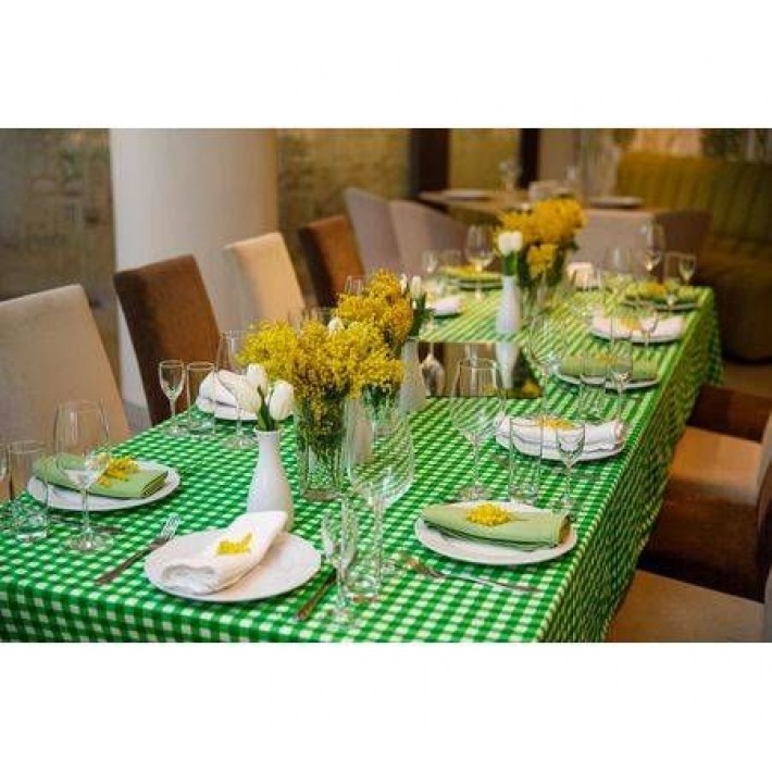 Скатерть 150х150 из рогожки Мари Санна