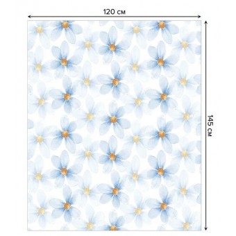 Скатерть      120х145   из сатена          JoyArty  