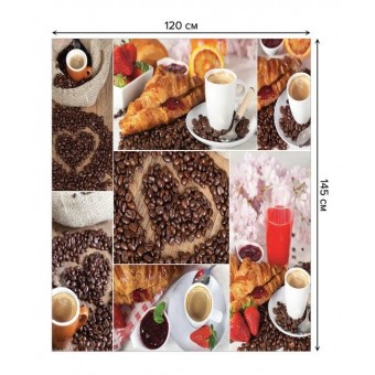 Скатерть      120х145   из сатена          JoyArty