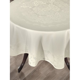 Скатерть      160Q   из жаккарда       Бежевый   KARNA  