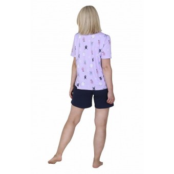 Комплект  женский       из кулирки    футболка с шортами