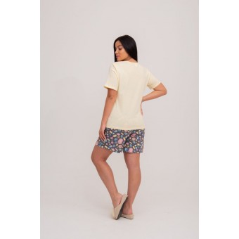 Комплект  женский       из кулирки    футболка с шортами