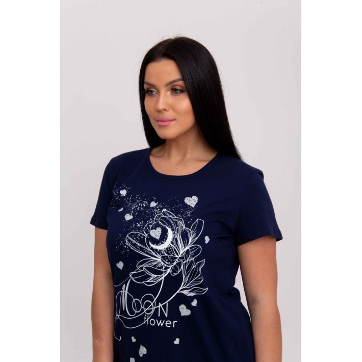 Комплект женский из кулирки футболка с шортами