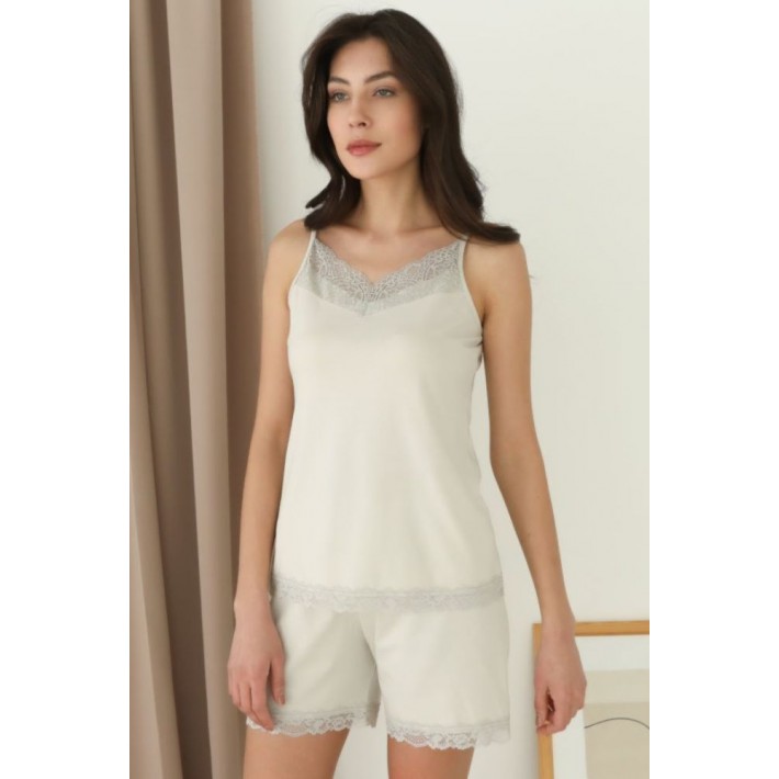 Комплект женский модал майка с шортами