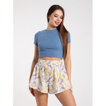 Комплект  женский       из кулирки    футболка с шортами        