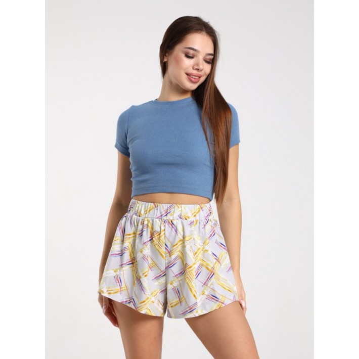 Комплект женский из кулирки футболка с шортами