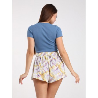 Комплект  женский       из кулирки    футболка с шортами        