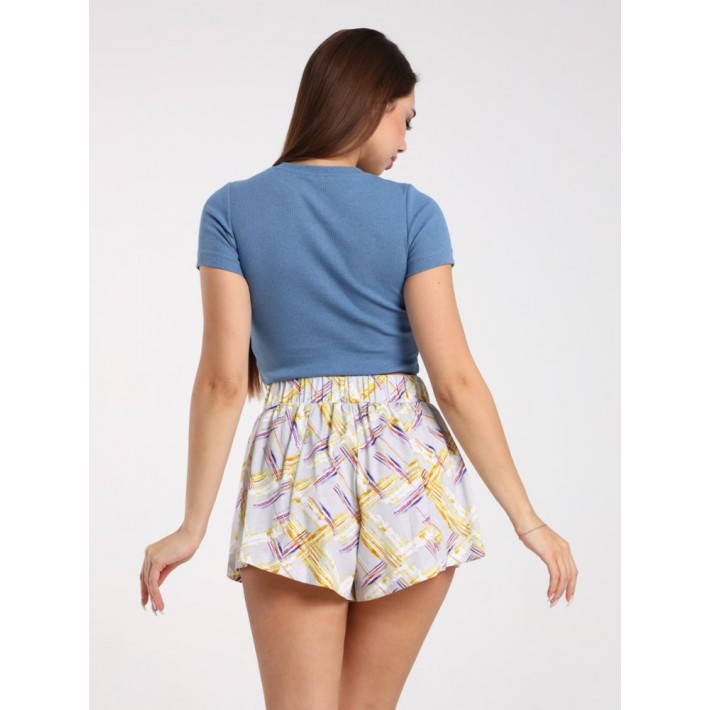 Комплект женский из кулирки футболка с шортами