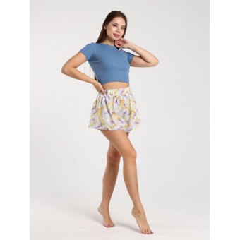 Комплект  женский       из кулирки    футболка с шортами        