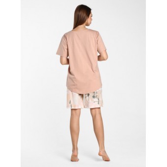 Пижама  женская       из кулирки    футболка с шортами