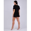Комплект женский из кулирки футболка с шортами