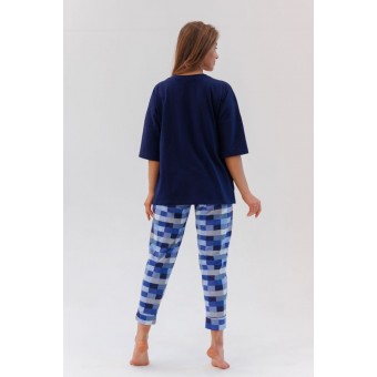 Костюм  женский       из кулирки    футболка с брюками