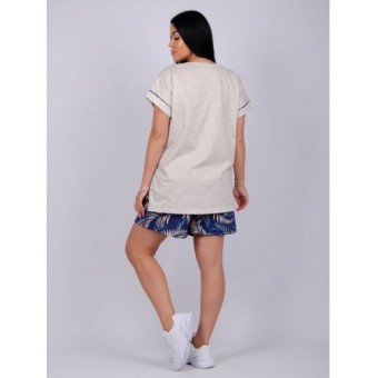 Костюм  женский       из кулирки    футболка с шортами