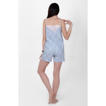 Пижама  женская       из кулирки    майка с шортами