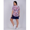 Костюм женский из кулирки футболка с шортами