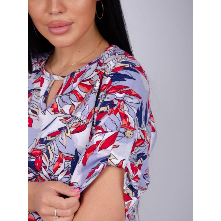 Костюм женский из кулирки футболка с шортами