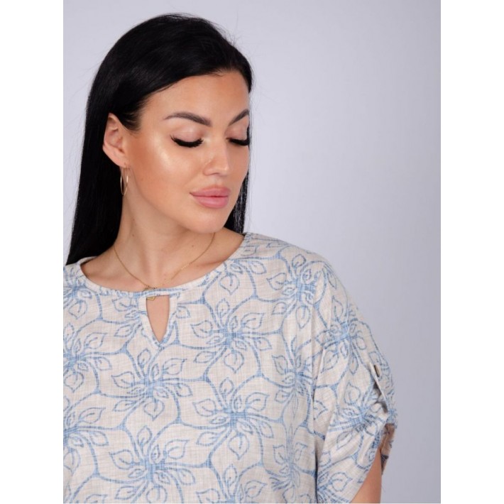 Костюм женский из кулирки футболка с бриджами