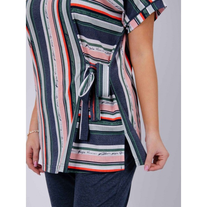 Костюм женский из кулирки футболка с бриджами