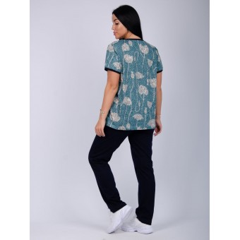 Костюм  женский       из кулирки    футболка с брюками        