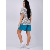 Костюм женский из кулирки футболка с шортами