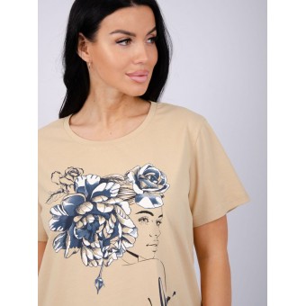 Костюм  женский       из кулирки    футболка с шортами        