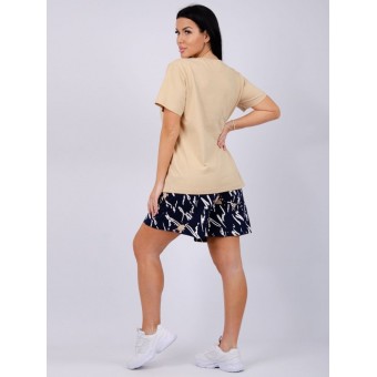 Костюм  женский       из кулирки    футболка с шортами        