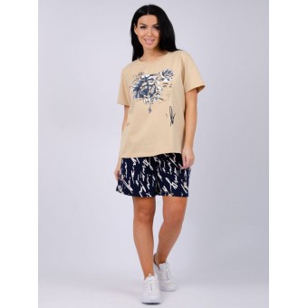 Костюм  женский       из кулирки    футболка с шортами        