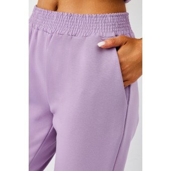 Костюм  женский       трикотажный    футболка с брюками   Сиреневый