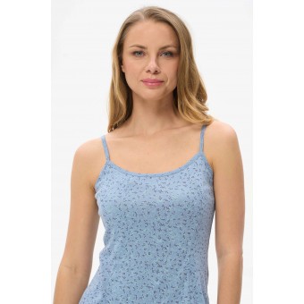 Пижама  женская       из хлопка    майка с шортами   голубая