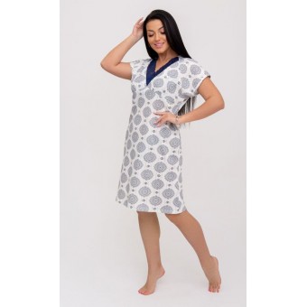 Сорочка  женская       из кулирки     с коротким рукавом