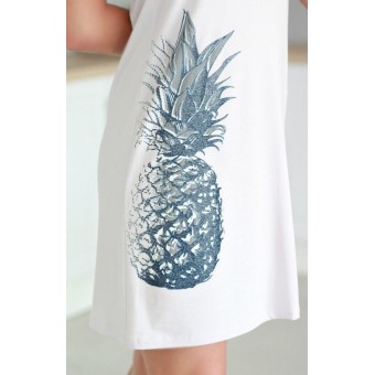 Сорочка  женская       трикотажная     с коротким рукавом