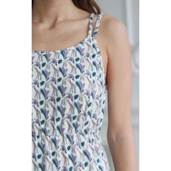 Сорочка  женская       из вискозы     на бретелях       