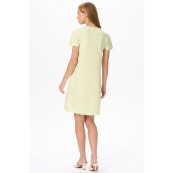 Сорочка  женская       Пенье     с коротким рукавом  желтая