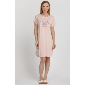 Сорочка  женская       из вискозы     с коротким рукавом       