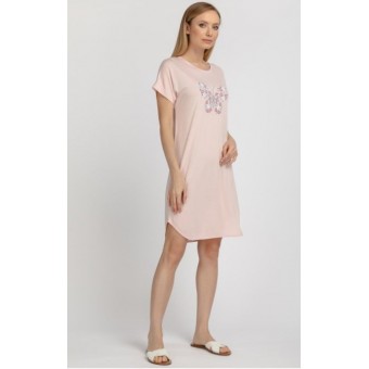 Сорочка  женская       из вискозы     с коротким рукавом       