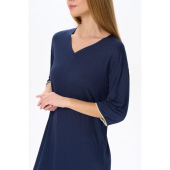 Сорочка  женская       из вискозы     с рукавом 3/4