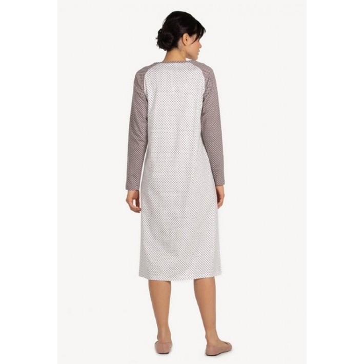 Сорочка женская трикотажная с длинным рукавом