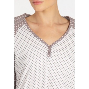 Сорочка  женская       трикотажная     с длинным рукавом