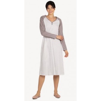 Сорочка  женская       трикотажная     с длинным рукавом