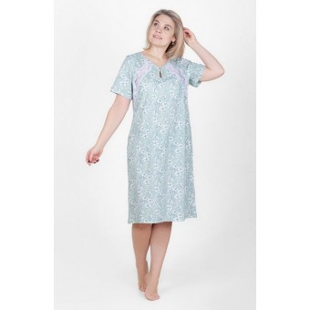 Сорочка  женская       из кулирки     с коротким рукавом  в ассортименте