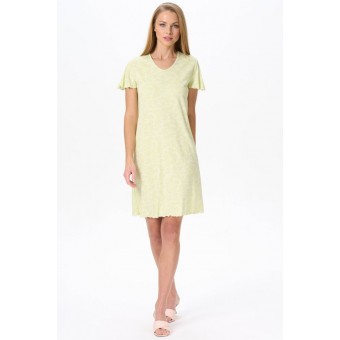 Сорочка  женская       Пенье     с коротким рукавом  желтая