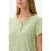 Сорочка женская трикотажная с коротким рукавом Салатовый