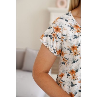 Сорочка  женская       трикотажная     с коротким рукавом