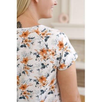 Сорочка  женская       трикотажная     с коротким рукавом