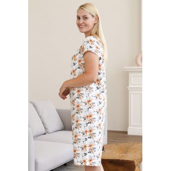 Сорочка  женская       трикотажная     с коротким рукавом