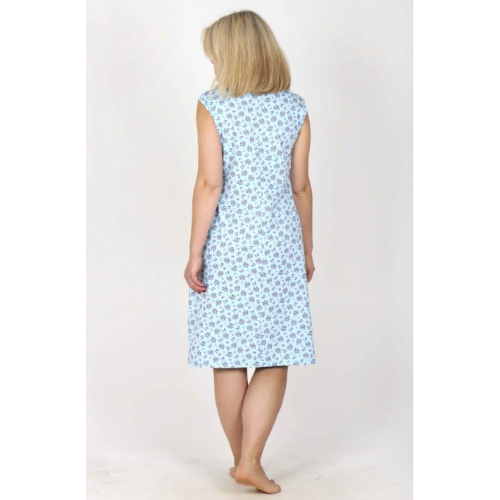 Сорочка женская из кулирки с коротким рукавом в ассортименте