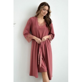 Сорочка  женская       трикотажная     без рукавов  бордовая  Кружево