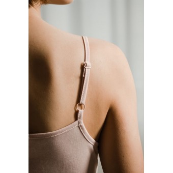 Сорочка  женская       трикотажная     без рукавов  бежевая